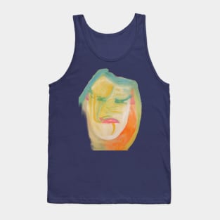 colorful character art face Tank Top